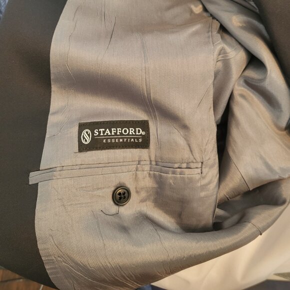 Stafford Tuxedo Jacket 42R Pants 32/32 100% Wool - Picture 4 of 15